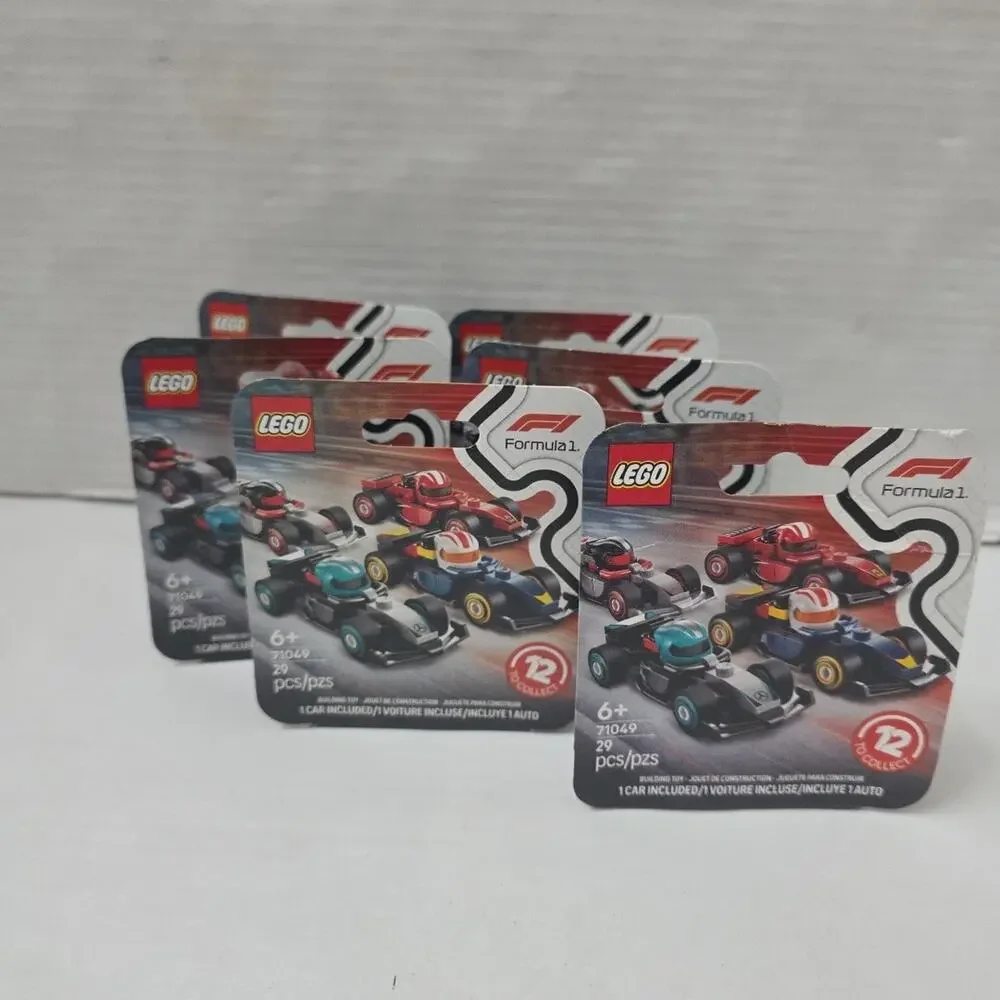 2025 LEGO 71049 Formula 1 Series Cars/Minifigures SET OF 6 Sealed Box